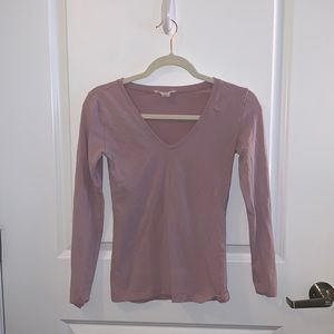 Forever 21 Mauve Long Sleeve Tee